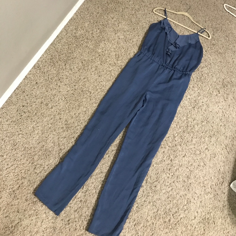 Blue Satin Jumper