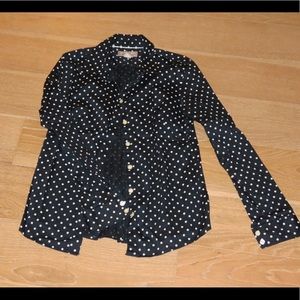 Banana Republic Non Iron Polka Dot Shirt