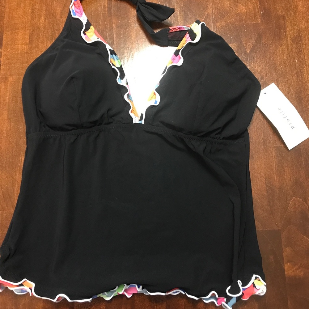 Profile by Gottex swimsuit top NWT size 14