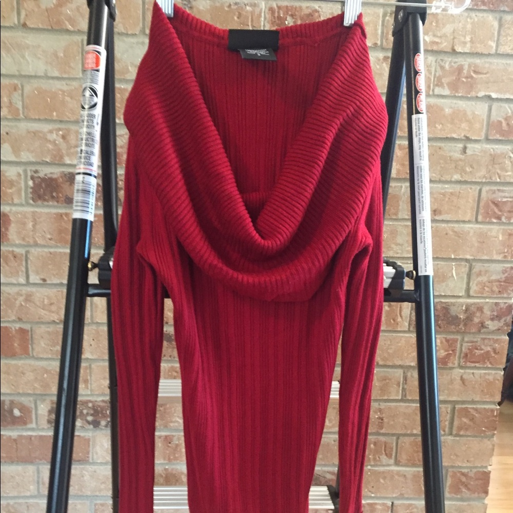 It's Our Time Cowl Neck Ribbed Sweater