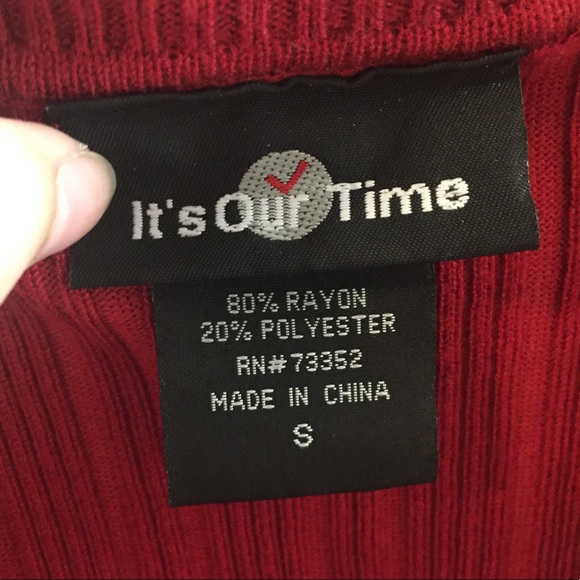 It's Our Time Cowl Neck Ribbed Sweater - Picture 3 of 5