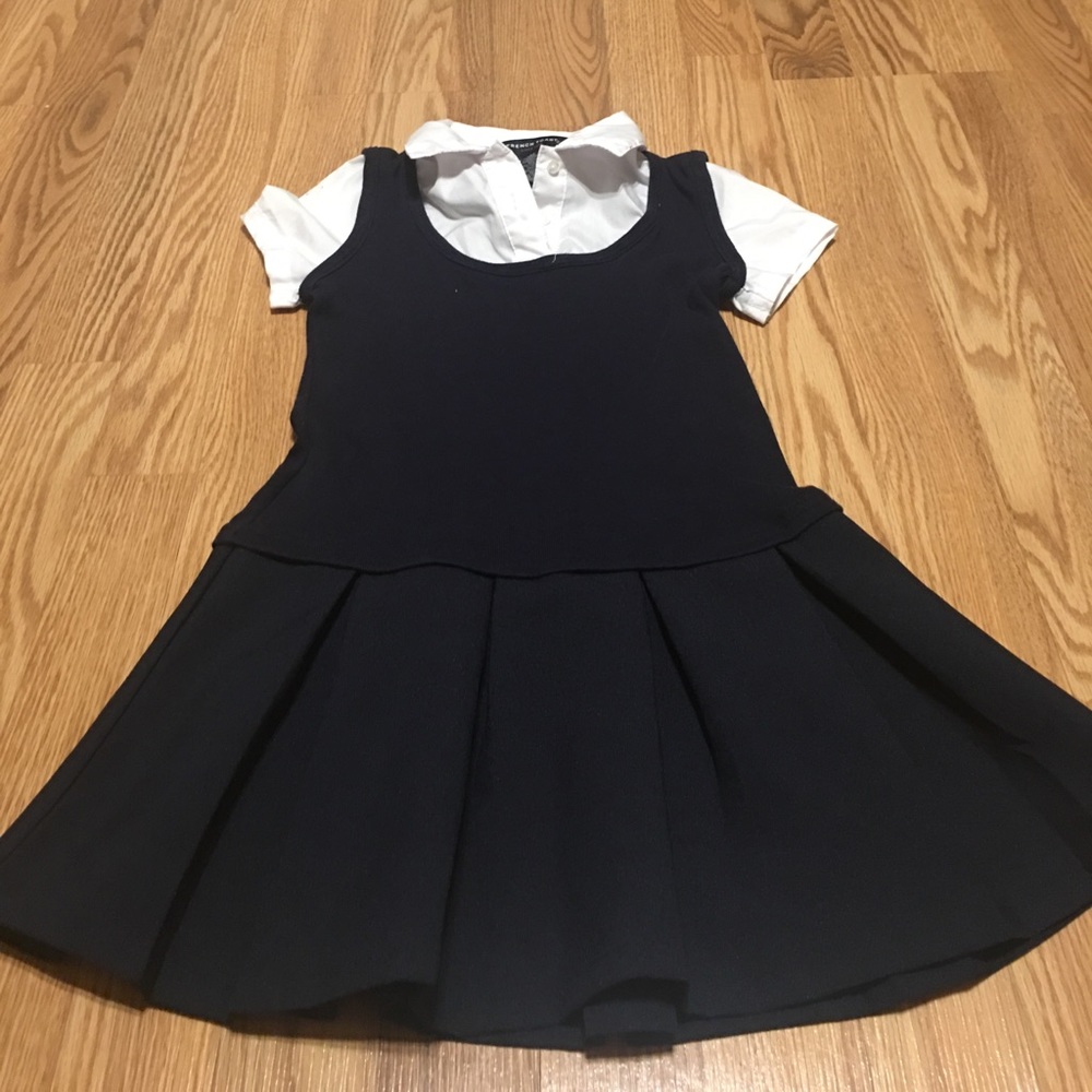 Navy blue and white jumper