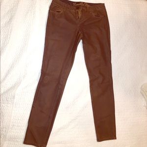 Brown Leather Pants