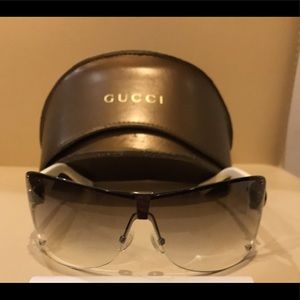 Gucci shield sunglasses
