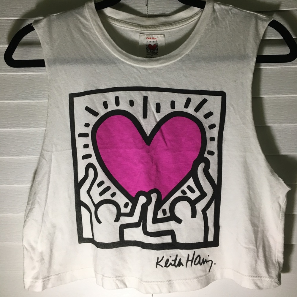 Keith Haring crop top
