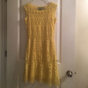 Yellow Ralph Lauren dress, xs. Only worn once!