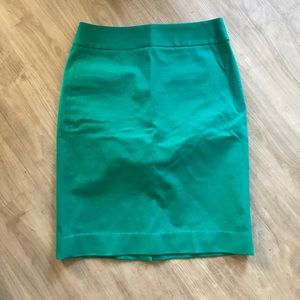 Teal Banana Republic pencil skirt, size 6