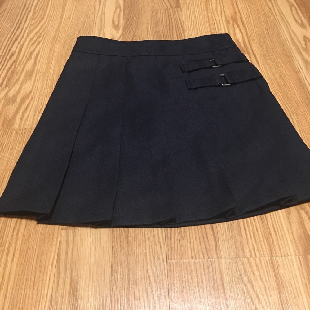Navy blue uniform skirt