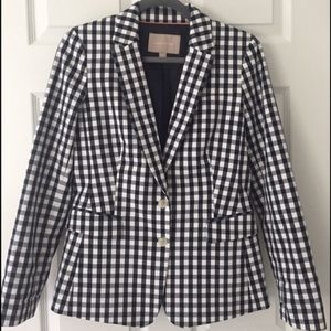 Banana Republic Jackets & Coats - BANANA REPUBLIC black gingham blazer ladies 4 Banana Republic Jackets & Coats - BANANA REPUBLIC black gingham blazer ladies 4