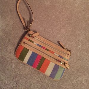 Multi-colored Wristlet