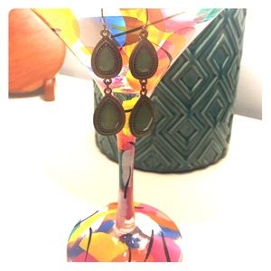 Jade dangle earrings