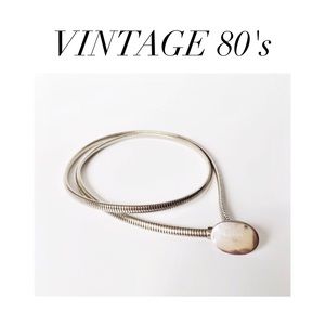 Vintage 1980's Stretch Belt