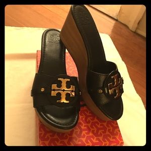 NEW Tory Burch Patti wedge sandal never worn!
