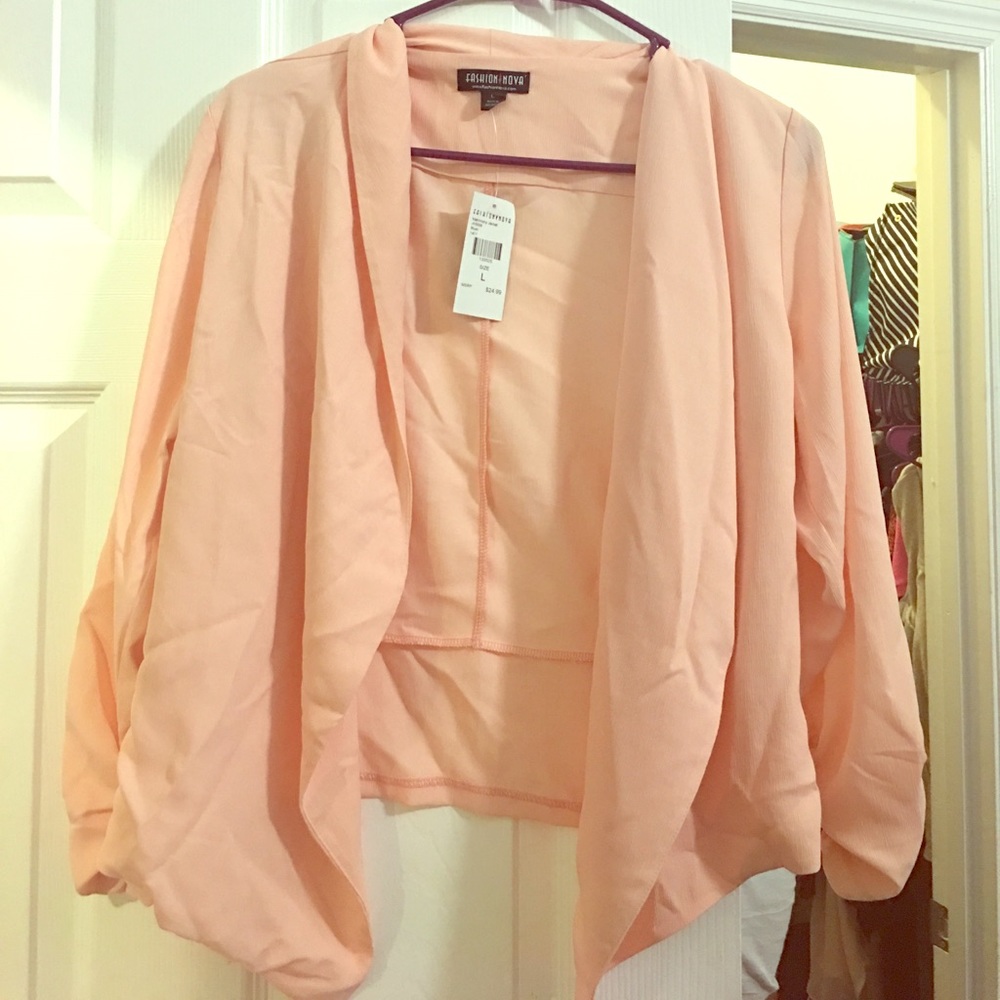 Fashion Nova Matrimony Jacket Blush