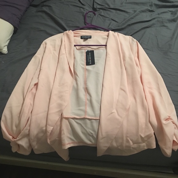 Fashion Nova Matrimony Jacket Blush - Picture 2 of 4