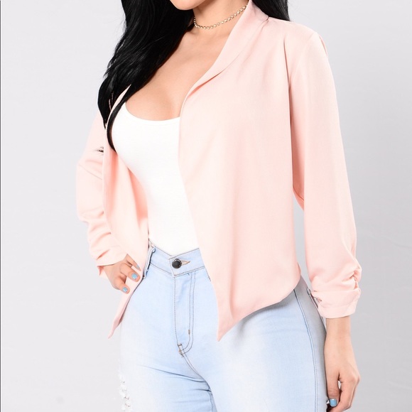 Fashion Nova Matrimony Jacket Blush - Picture 4 of 4