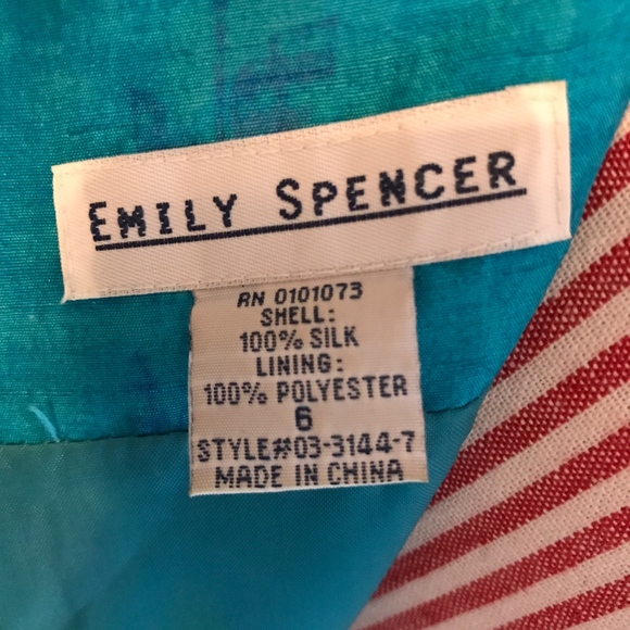 Emily Spencer 100% Silk A Line Dress - Picture 8 of 8