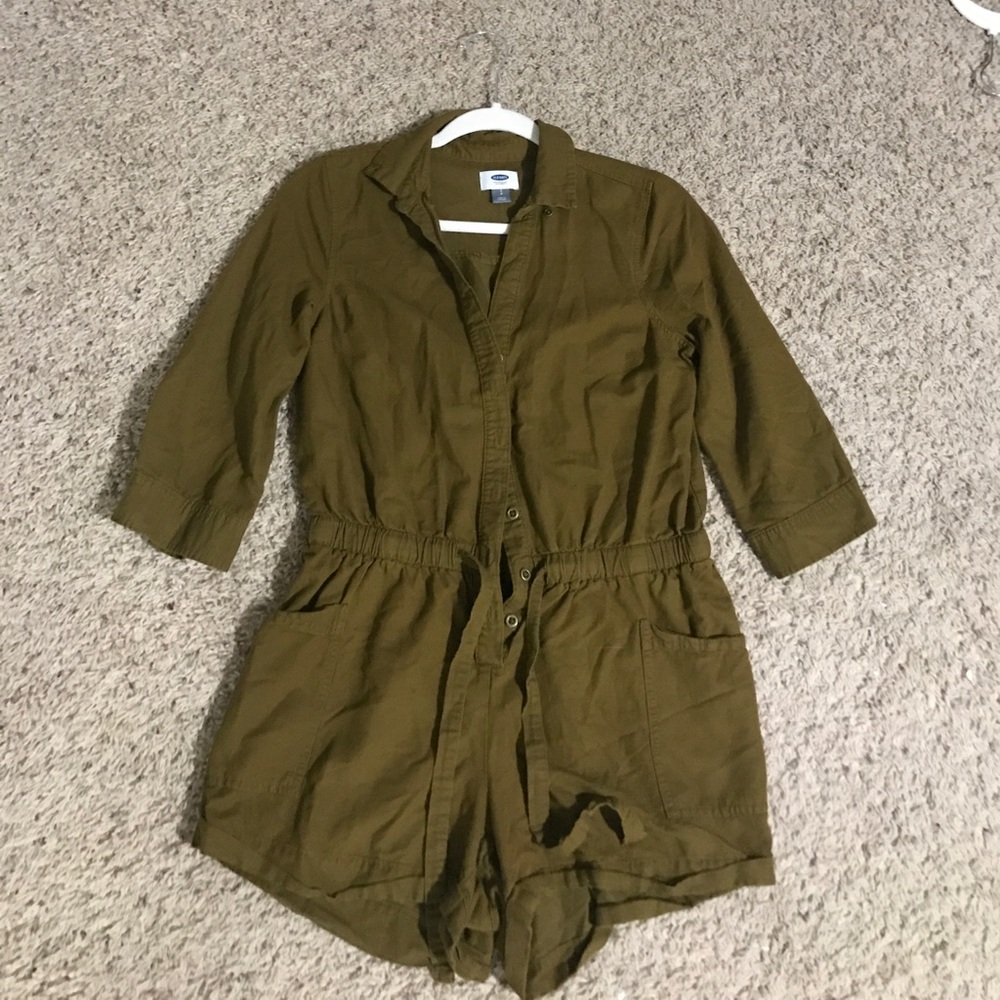 Army green Romper