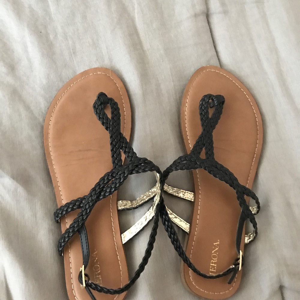 Merona black sandals