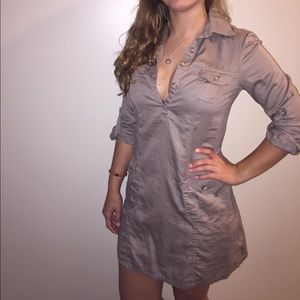 Button Up Shirt- Dress