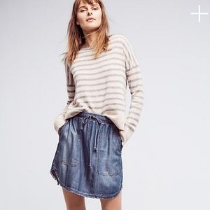 Cloth and Stone Boise Chambray Skirt