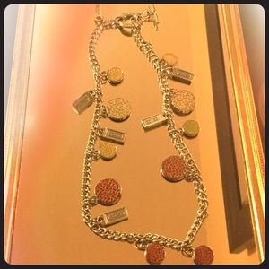 Authentic Coach charm necklace