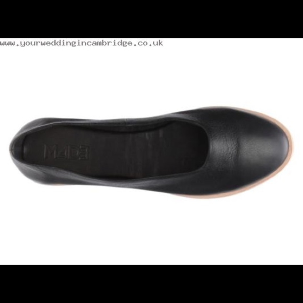 NIB M4D3 Matilda ballet flats leather black 6 new - Picture 6 of 6