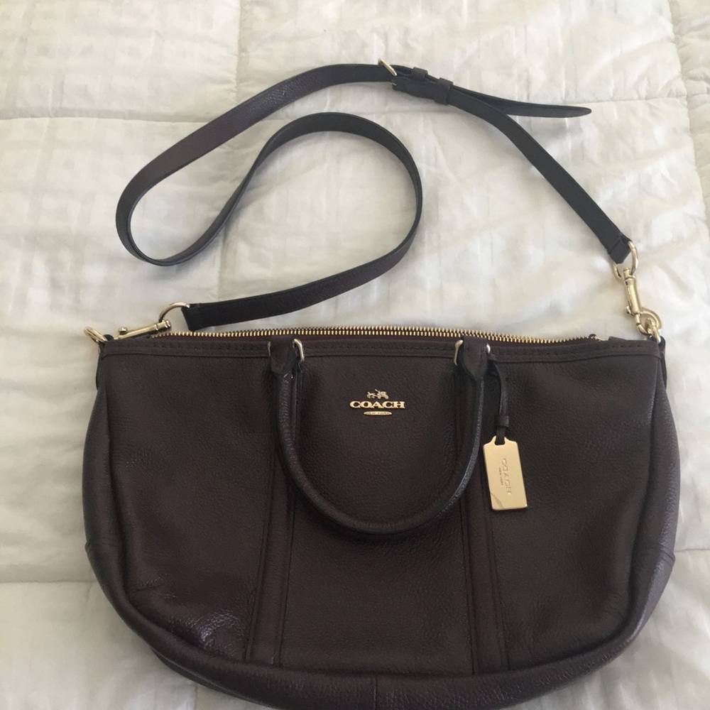 COACH AUTHENTIC Pebble Leather Satchel