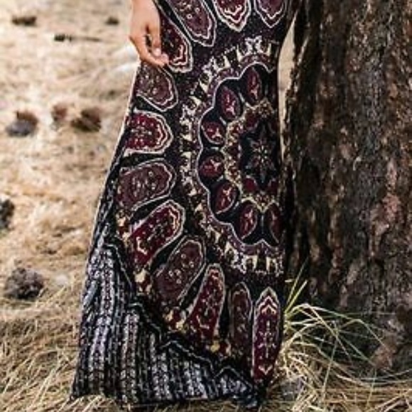 🍒SALE🍒Maxi Skirt BOHO Chic NWT Elastic Waist ❤️ - Picture 5 of 8