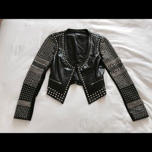 Leather jacket