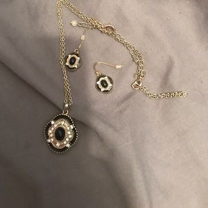 Necklace and earrings