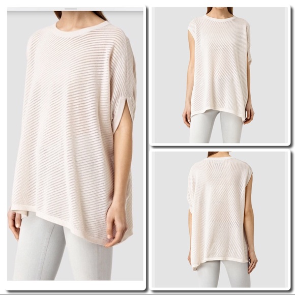 ALL SAINTS Grid Tee - Picture 2 of 5