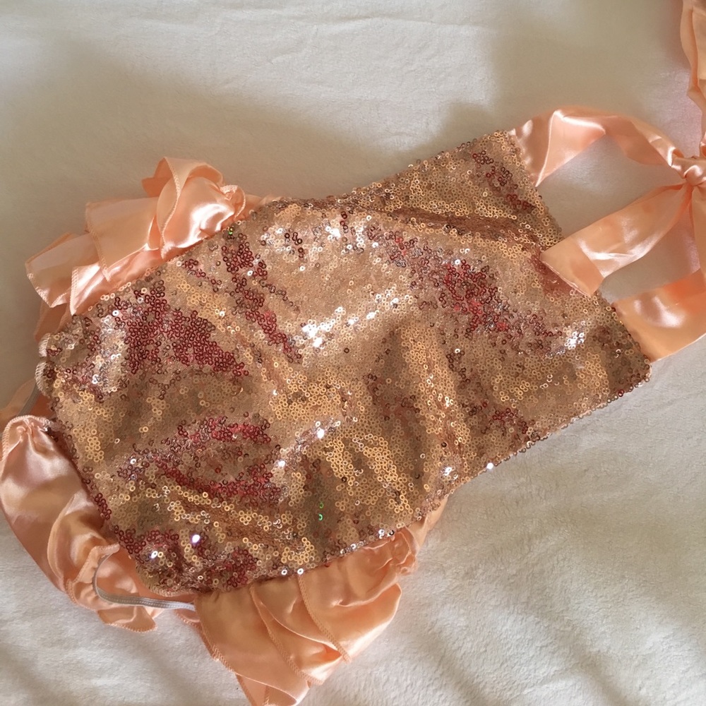 Rose Gold Sequin Romper
