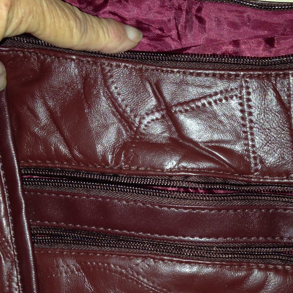 NWOT genuine leather shoulder bag