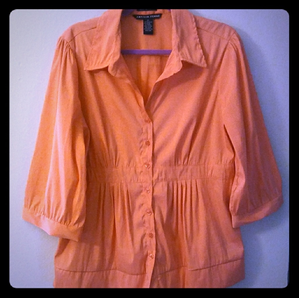 Women's Plus Button Down Shirt Size 2X