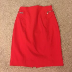 Express Red Skirt NWT