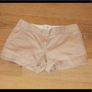 J. Crew Chino Broken-In High Waisted Shorts