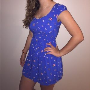 Blue Floral Sundress