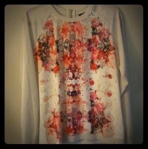 Women's Apt 9 Chiffon Blouse Size L