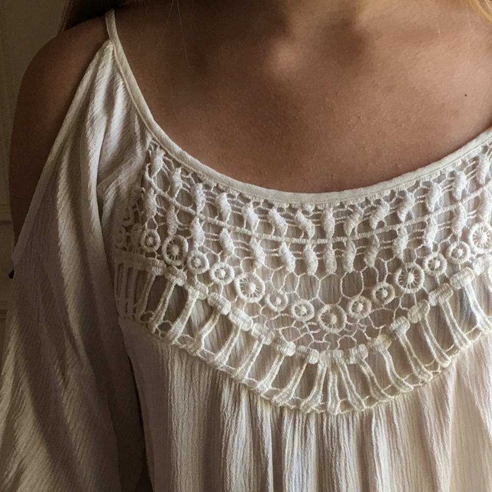Cold shoulder blouse