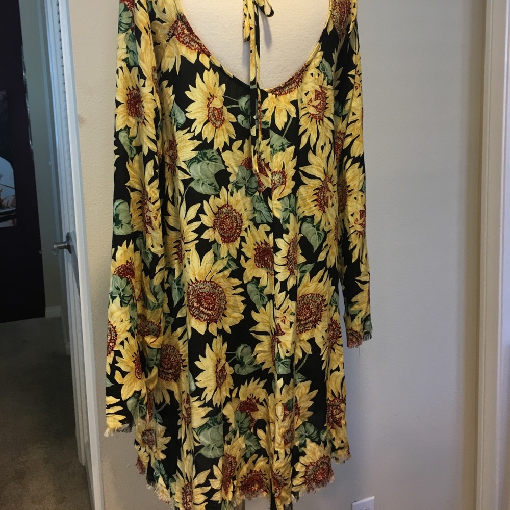 Urban Outfitters Sunflower Boho Dress