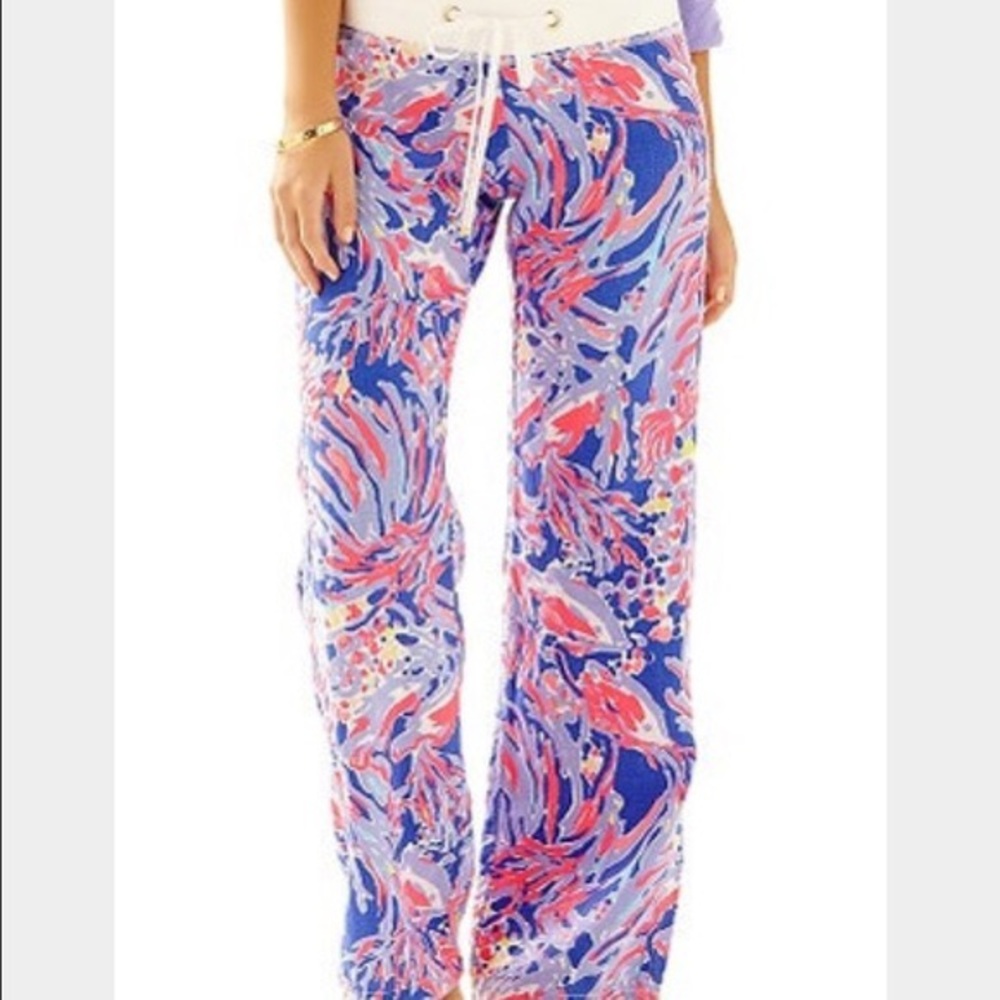 Lilly Pulitzer Beach Pant Shrimply Chic