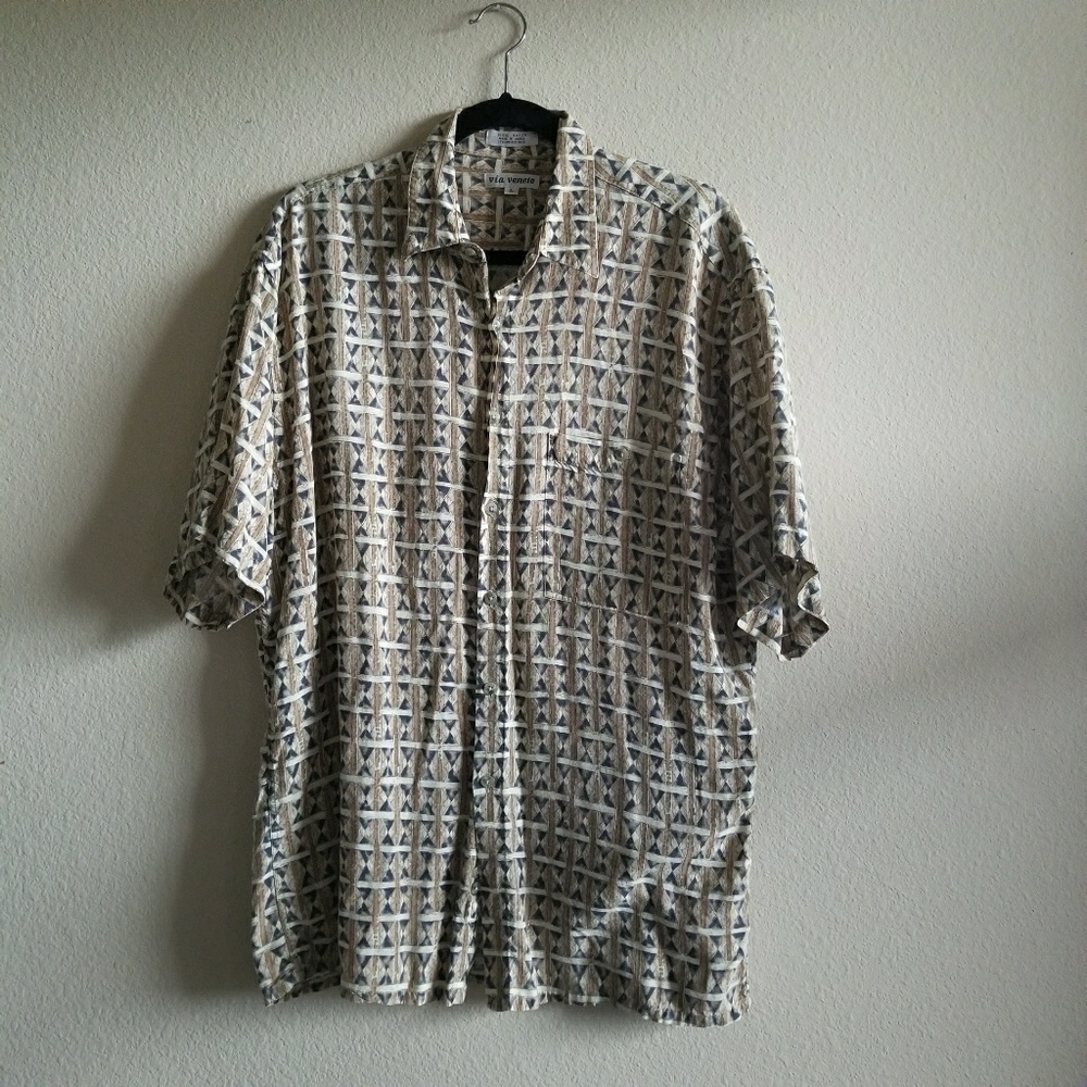 Men's Button Up Shirt Sleeve