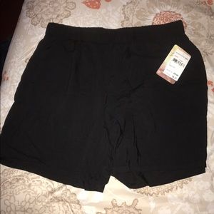 NWT Black Cotton Shorts