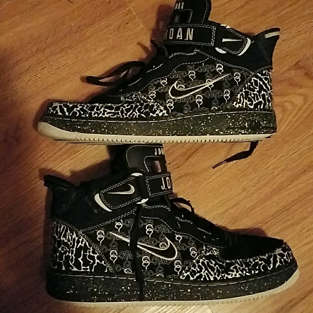 Nike Jordan's Air force one sneakers,  size 11