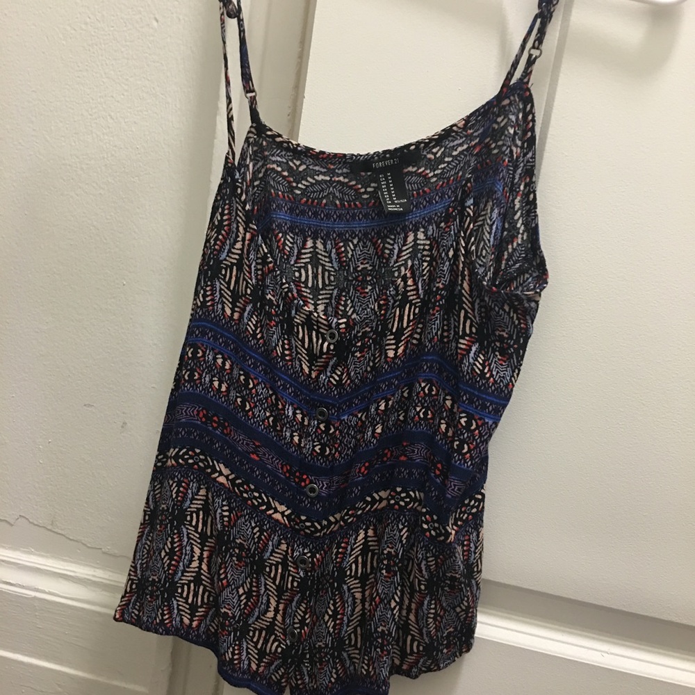Patterned Tank Top