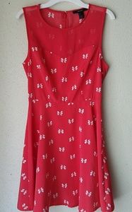 Red skater style dress 🎀