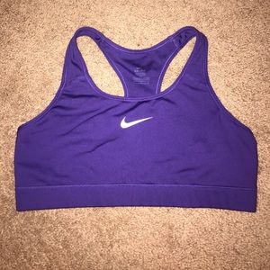 Purple Nike Sports Bra
