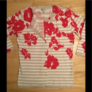 Liz Claiborne Floral Cardigan