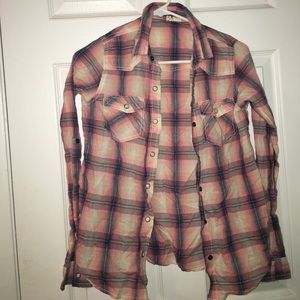 Pink and White Flannel